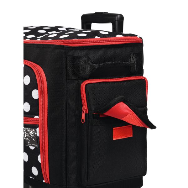 TROLLEY PRYM NEGRO CON LUNARES 44X22X36CM - Image 2